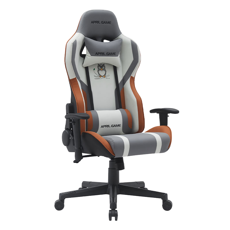 Sedia da gioco Silla Gamer alta in pelle sintetica dal design animale, girevole a 180 gradi, reclinabile con telaio resistente, da corsa (T-7121)