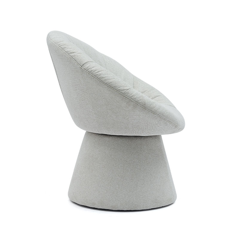 Sedia da pranzo girevole italiana semplice ed elegante Poltrona con base rotonda Sedia per il tempo libero per soggiorno Hotel (GY-644)