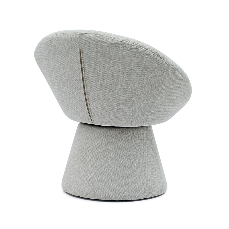 Sedia da pranzo girevole italiana semplice ed elegante Poltrona con base rotonda Sedia per il tempo libero per soggiorno Hotel (GY-644)