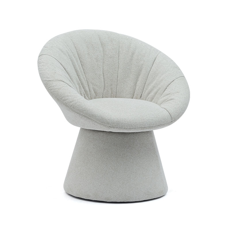 Sedia da pranzo girevole italiana semplice ed elegante Poltrona con base rotonda Sedia per il tempo libero per soggiorno Hotel (GY-644)