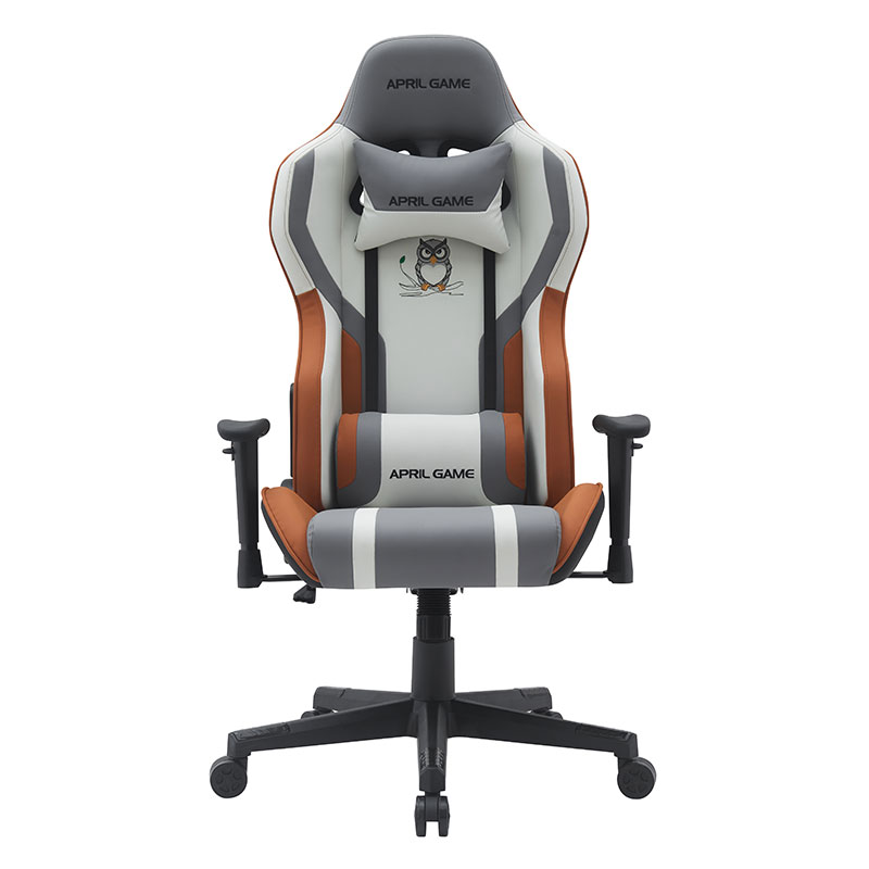 Sedia da gioco Silla Gamer alta in pelle sintetica dal design animale, girevole a 180 gradi, reclinabile con telaio resistente, da corsa (T-7121)