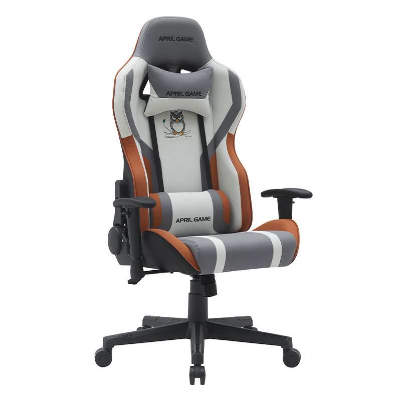 Sedia da gioco Silla Gamer alta in pelle sintetica dal design animale, girevole a 180 gradi, reclinabile con telaio resistente, da corsa (T-7121)