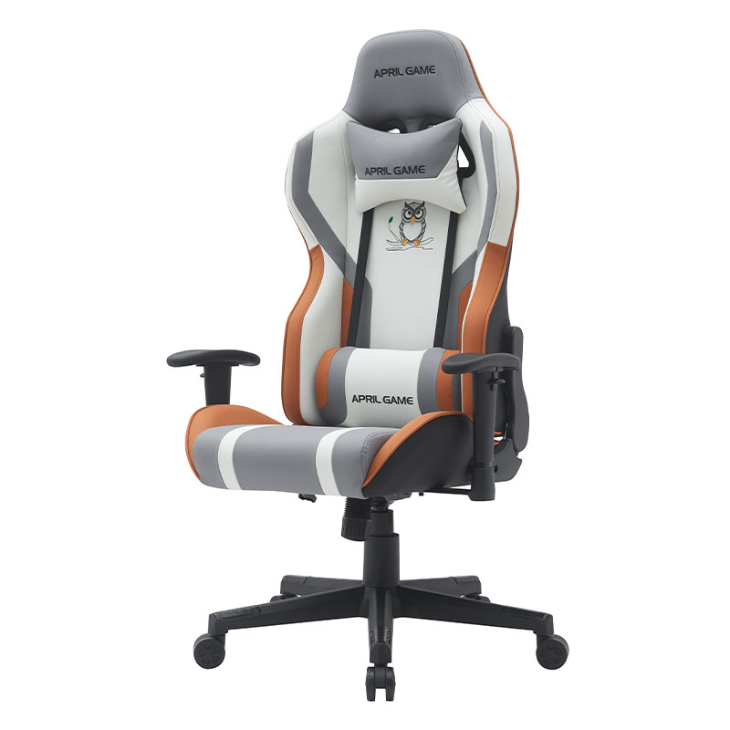 Sedia da gioco Silla Gamer alta in pelle sintetica dal design animale, girevole a 180 gradi, reclinabile con telaio resistente, da corsa (T-7121)