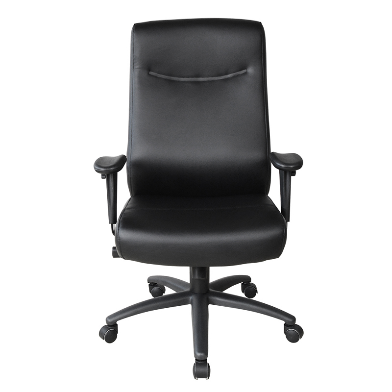 Sedia da ufficio direzionale con bracciolo regolabile in PU con schienale alto (Y-2821)