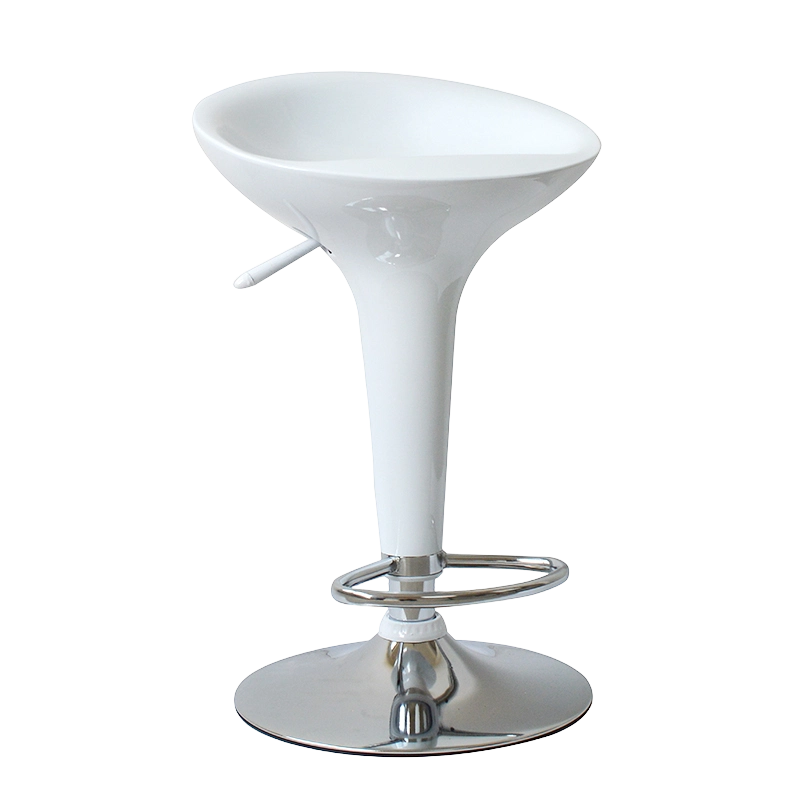 Sedia sgabello da bar girevole in plastica ABS bianca (GY-901)